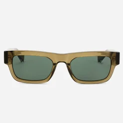 MessyWeekend Neue Dylan Reveal Sonnenbrille Bottle Green/Transparent