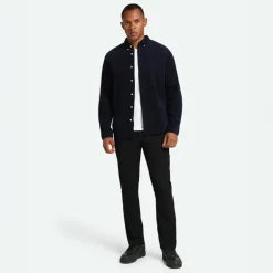 Minimum Herren Colt Langarm Hemd 687 Navy Blazer