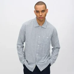 Minimum Herren Francis Langarm Hemd 3922 Sky Captain
