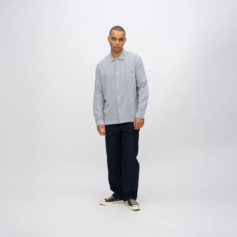 Minimum Herren Francis Langarm Hemd 3922 Sky Captain