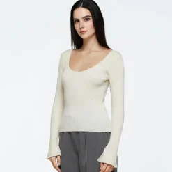 Moves Damen Twusti Pullover 0105 Antique White