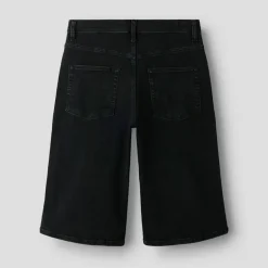 Name It Junge Ben Skater Denim Jorts Black Denim