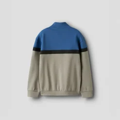 Name It Junge Burke Half Zip Sweatshirt Vintage Khaki