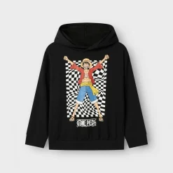 Name It Junge Einteiler Juck Hoodie Schwarz