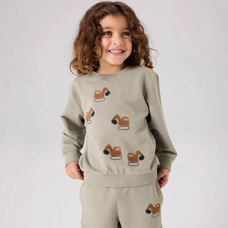 Name It Junge Mini Bernhard Sweatshirt Shadow
