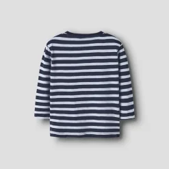 Name It Junge Mini Vaksel Wolkentänzer Langarm T Shirt Navy Blazer