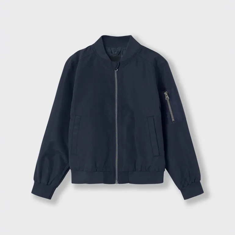 Name It Junge Monster Bomber Jacke Navy Blazer