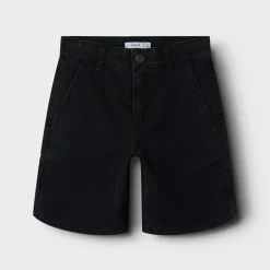 Name It Junge Pryan Carpenter Jeans Shorts Black Denim