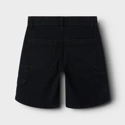 Name It Junge Pryan Carpenter Jeans Shorts Black Denim