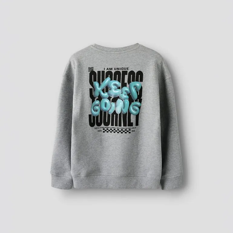 Name It Junge Ronan Sweatshirt Grey Melange