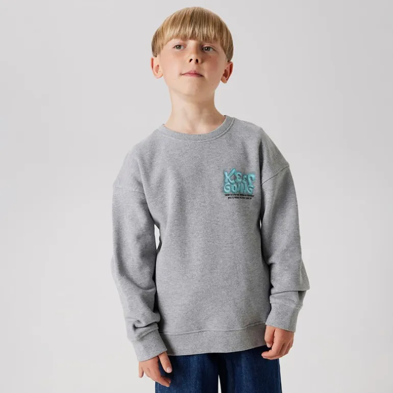 Name It Junge Ronan Sweatshirt Grey Melange