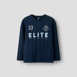 Name It Junge Titan Langarm T Shirt Navy Blazer