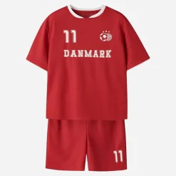 Name It Kinder Dänemark Weltmeisterschaft Fußball Trikot Set True Red Denmark