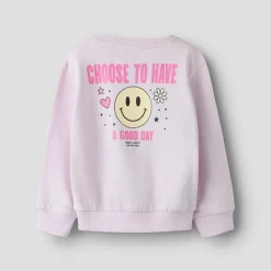 Name It Mädchen Diana Sweatshirt Lavender Fog