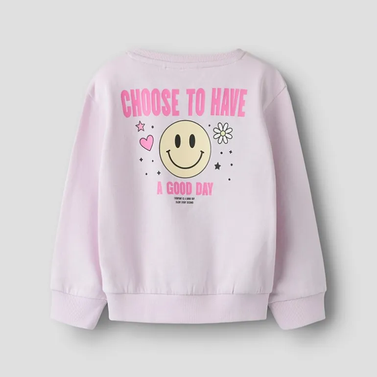 Name It Mädchen Diana Sweatshirt Lavender Fog