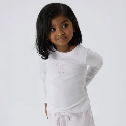 Name It Mädchen Frosita Langarmshirt Bright White