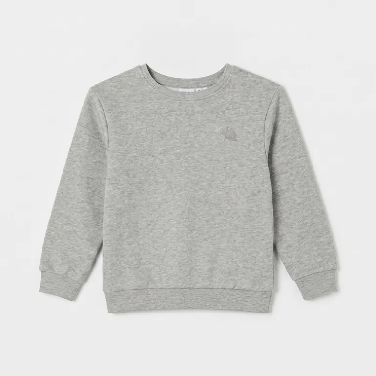 Name It Mädchen Ohanne Sweatshirt Grey Melange