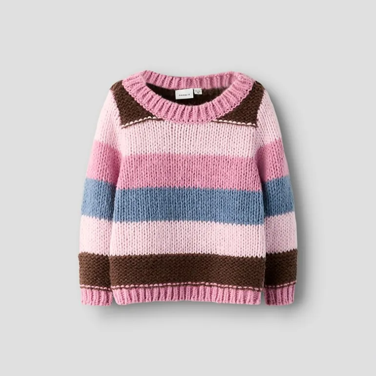 Name It Mädchen Poronja Strickpullover Mauve Orchid
