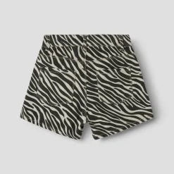 Name It Mädchen Rosè Shorts Cement Zebra
