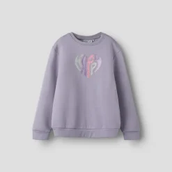 Name It Mädchen Selia Sweatshirt Lavender Gray