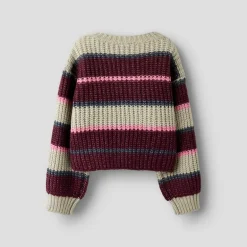 Name It Mädchen Subia Gestrickter Pullover Burgundy