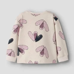 Name It Mädchen Teart Sweatshirt Peyote Melange