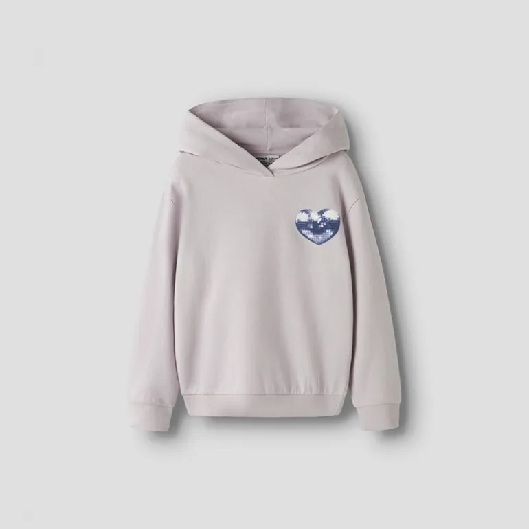 Name It Mädchen Thelma Hoodie Lilac Marble