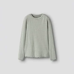 Name It Mädchen Vemma Langarm T Shirt Shadow