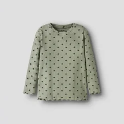 Name It Mädchen Vemma Langarm T Shirt Shadow