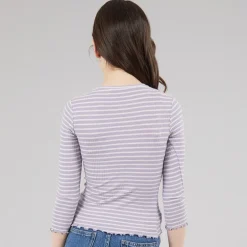 Name It Mädchen Vemma Langarm T Shirt Lavender Gray