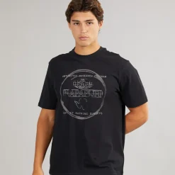 Napapijri Herren Glatzkopf T Shirt Black Beauty