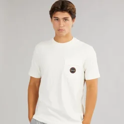 Napapijri Herren Linton T-Shirt White Whisper
