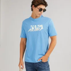 Napapijri Herren Lodestar T-Shirt Blue Jasper