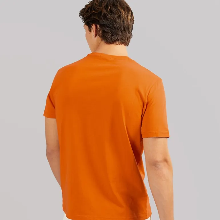 Napapijri Herren Salis T-Shirt Orange Pumpkin