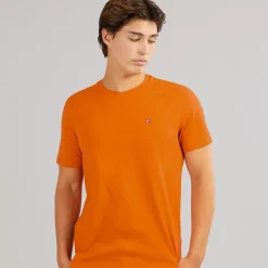 Napapijri Herren Salis T-Shirt Orange Pumpkin