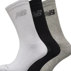 New Balance Drei Paar gepolsterte Socken Schwarz / Grau / Weiß