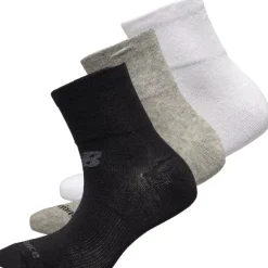 New Balance Drei Paar Socken Dreiviertel Länge Schwarz/Grau/Weiß