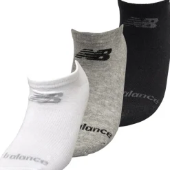 New Balance Drei Paar Unsichtbare Socken Schwarz/Grau/Weiß