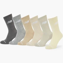 New Balance Herren Everyday Sechserpack Crew Socken Multi