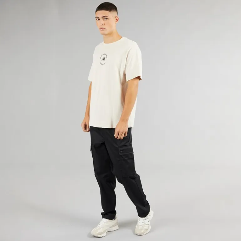 New Balance Herren Life In Balance Oversized T Shirt Moonbeam
