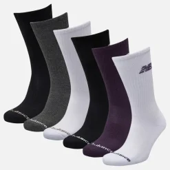 New Balance Saisonales Sechserpack Crew Socken Multi