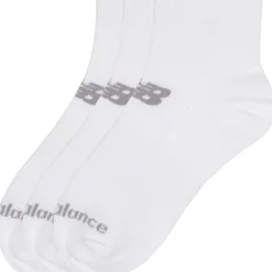 New Balance Socken Junge Drei Pack Viertel Weiß