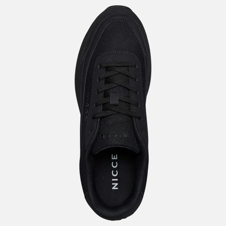 NICCE Herren Arinza Turnschuhe Schwarz/Anthrazit/Grau Black / Coal / Grey