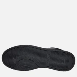 NICCE Herren Bassaro Turnschuhe Schwarz/Grau Black / Grey