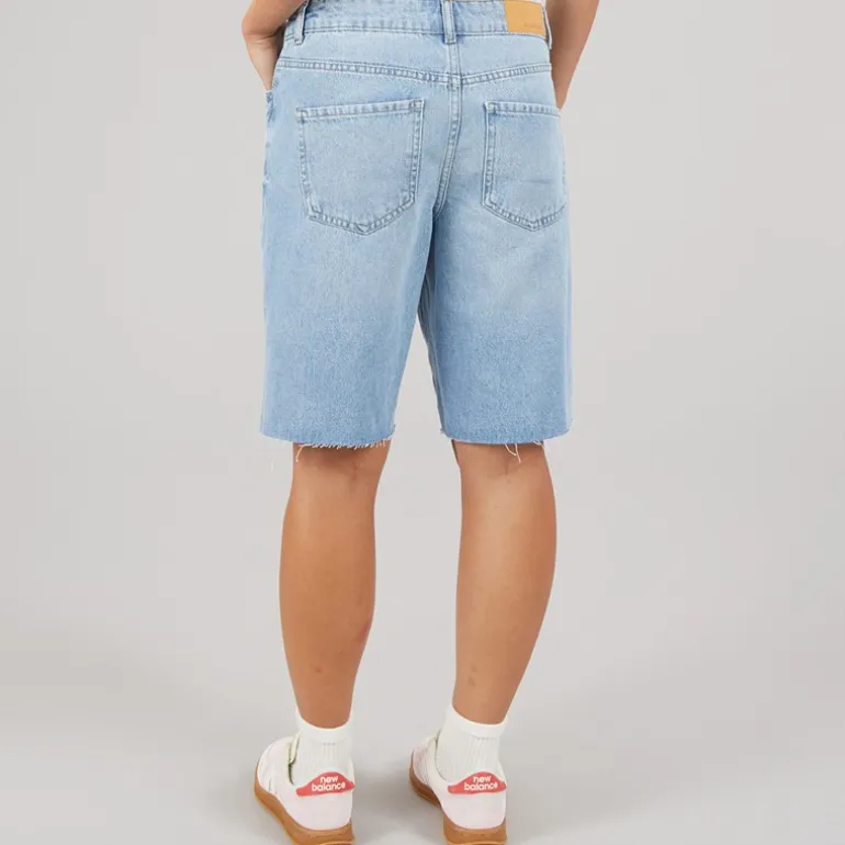Noisy May Damen Holla Denim Shorts Light Blue Denim