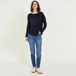 Noisy May Damen Satty Skinny Jeans Blau