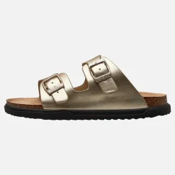 O'Neill Mädchen Haleiwa Double Buckle Slides Gold