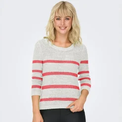Only Damen Geena Pullover Jumper Cloud Dancer