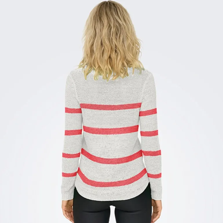 Only Damen Geena Pullover Jumper Cloud Dancer