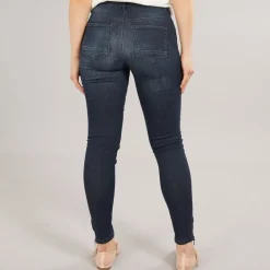 Only Damen Kendell Knöchellange Skinny Jeans Dunkelblaue Denim